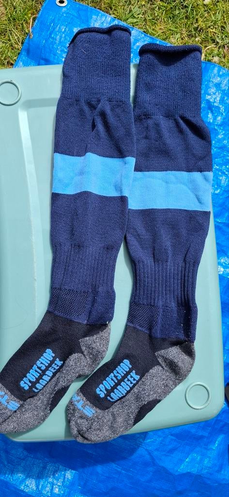 Wedstrijdsokken RKSV Mierlo-Hout, Ophalen of Verzenden, Gedragen, Blauw