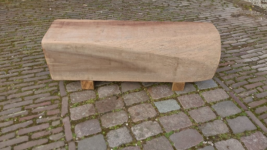 Meerpaalbank 130 cm lang, Tuin en Terras, Tuinbanken, Ophalen of Verzenden, Nieuw, Hout