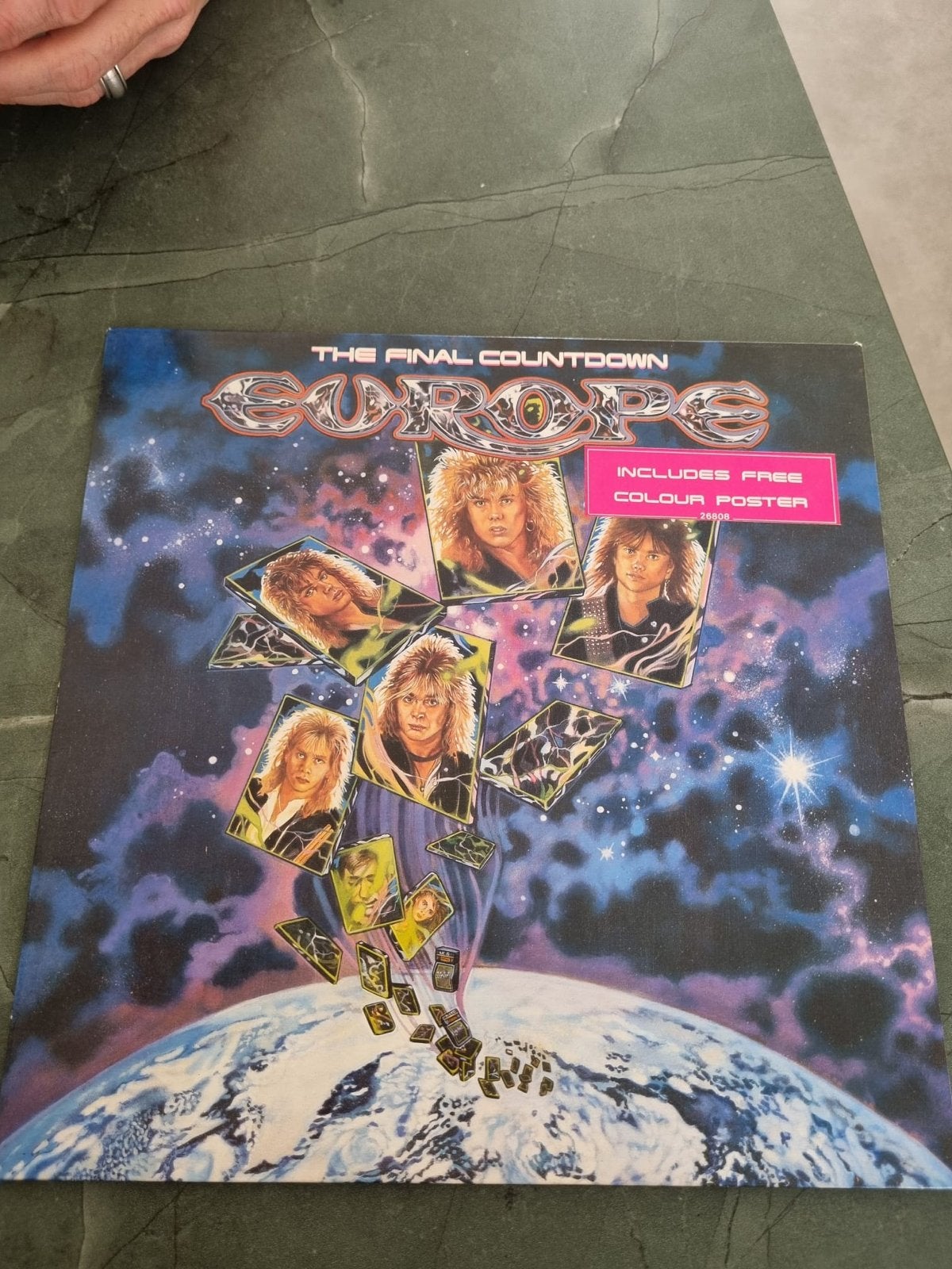 Europe - The Final Countdown LP (incl. poster), LP, Gebruikt, Inclusief poster, Hard Rock