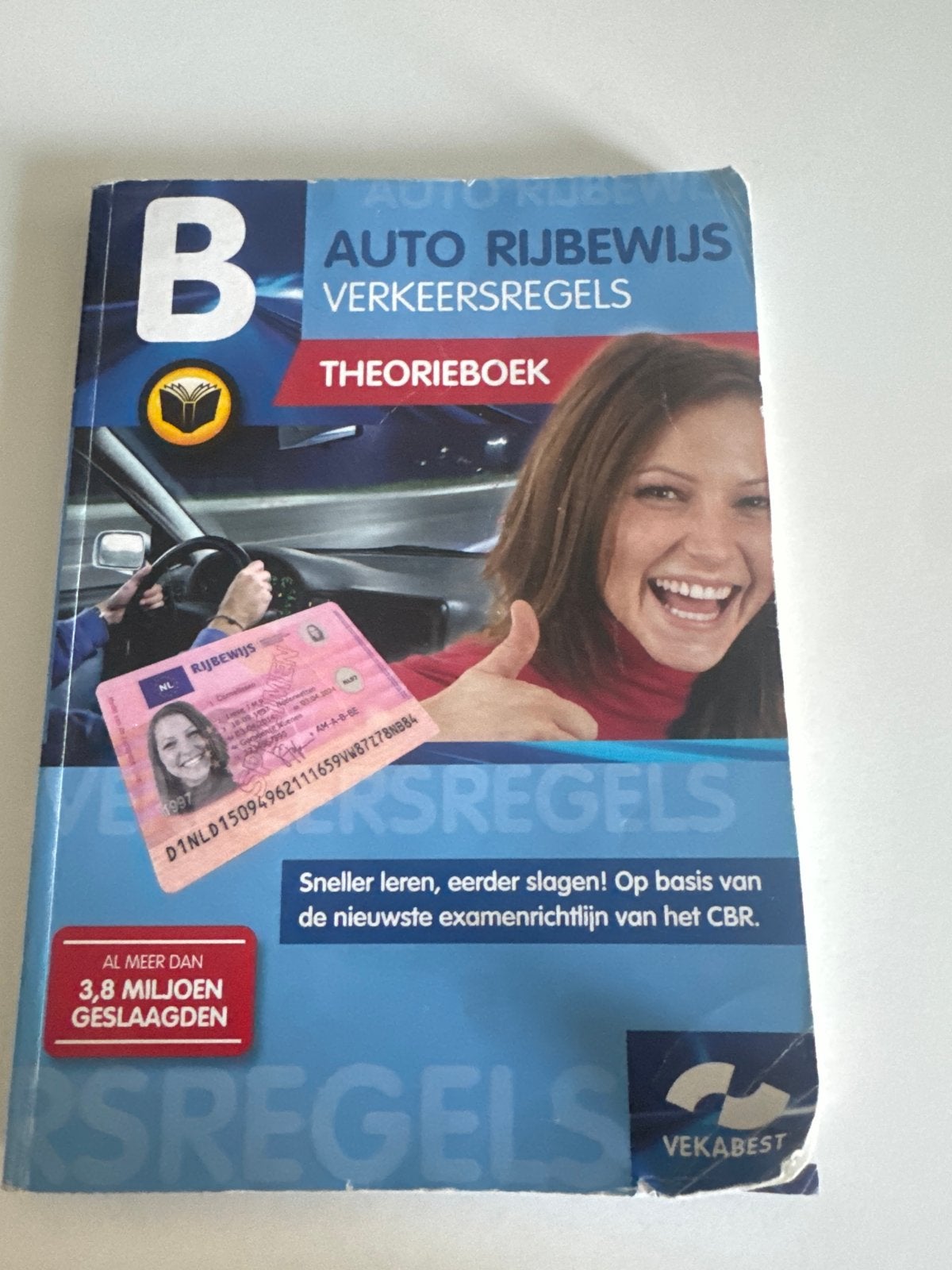 Vekabest Auto Rijbewijs Verkeersregels Theorieboek, Ophalen of Verzenden, Gamma, Gelezen, Overige niveaus