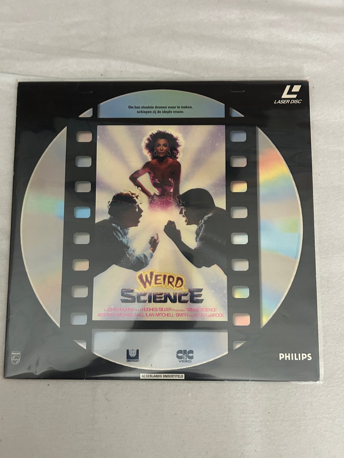 Laserdisc Weird Science (1985) - John Hughes Klassieker, Nederlands, Ophalen of Verzenden, Vanaf 12 jaar, Gebruikt