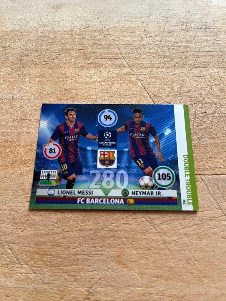 Lionel Messi / Neymar Jr Double Trouble Barcelona 352, Ophalen of Verzenden, Zo goed als nieuw, Plaatje