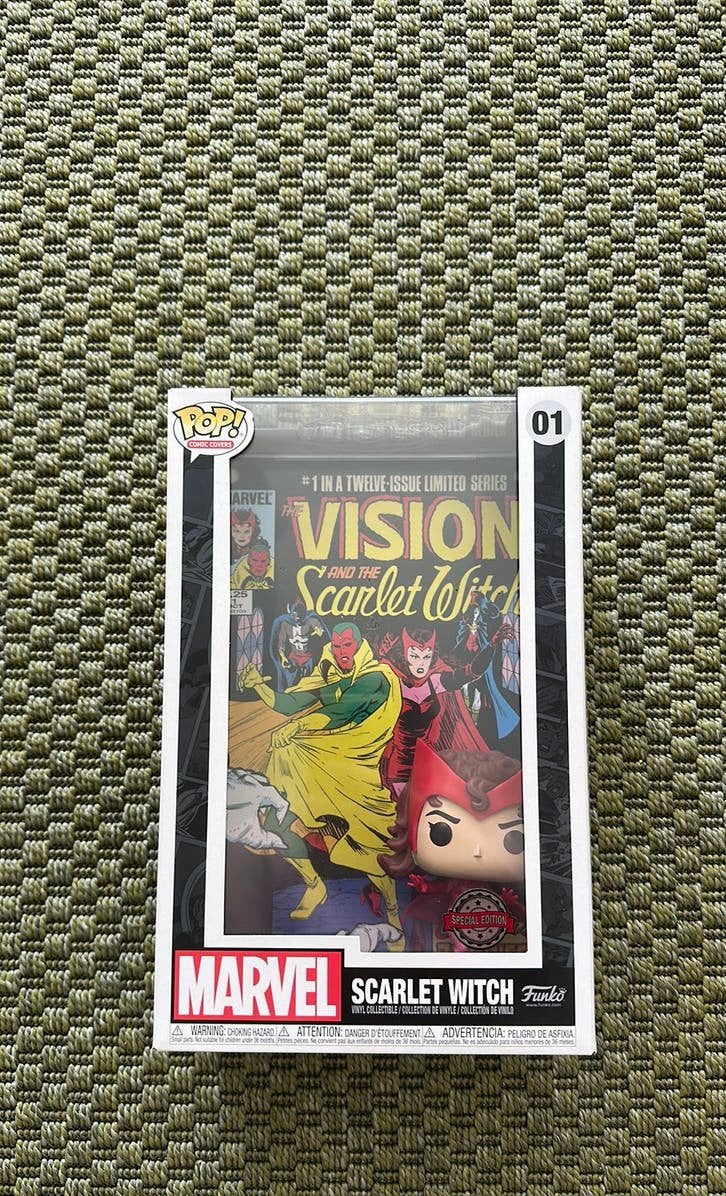 Funko pop! Marvel Cover Scarlet Witch, Ophalen, Zo goed als nieuw