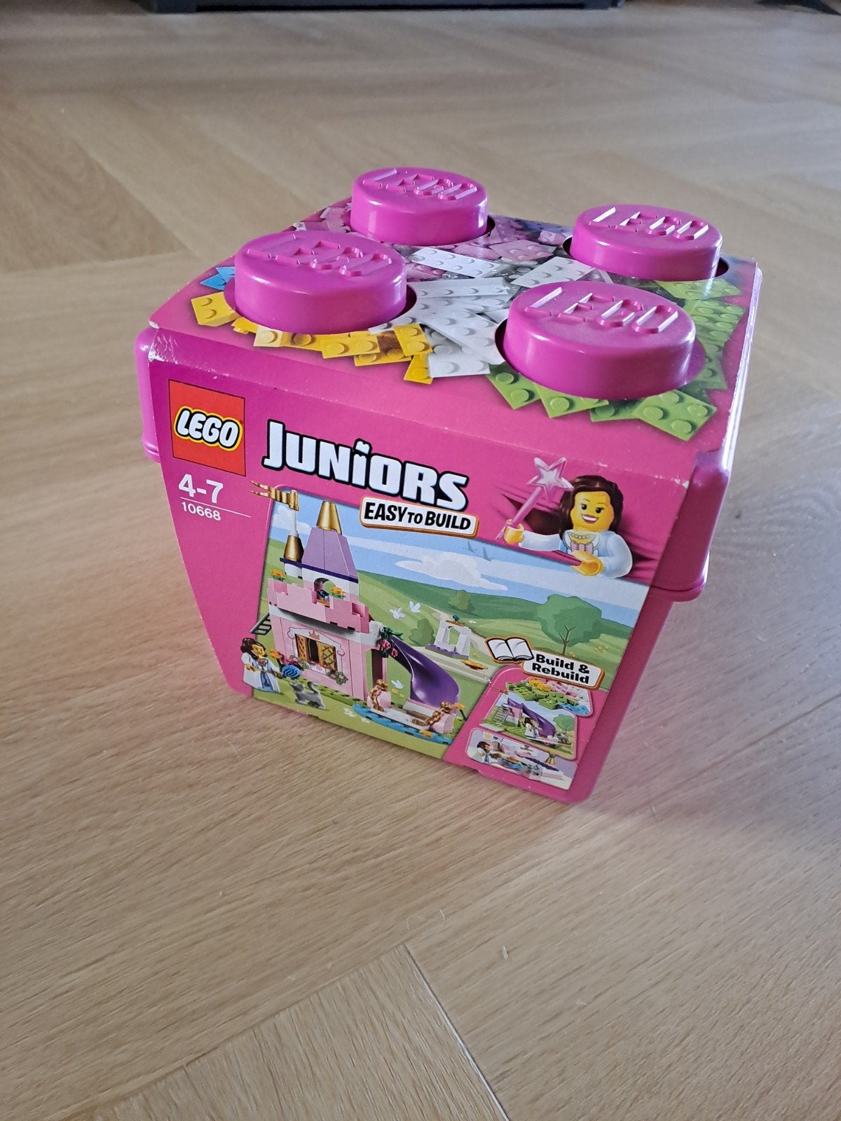 LEGO Juniors 10668 Prinsessenkasteel - Roze Opbergdoos, Ophalen of Verzenden, Gebruikt, Overige merken