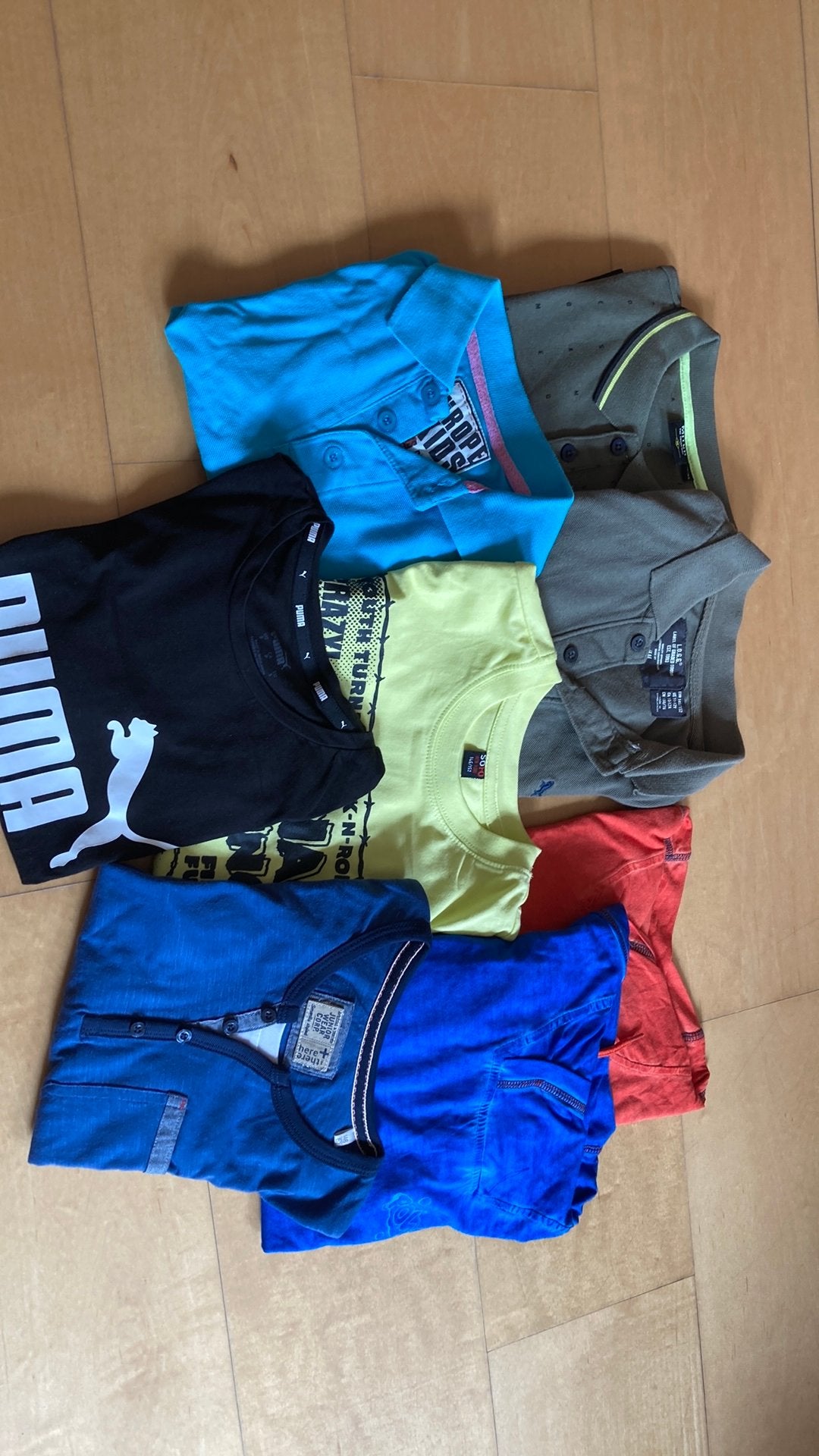 Jongens shirts 8 stuks zgan maat 146/152-, Ophalen of Verzenden, Zo goed als nieuw