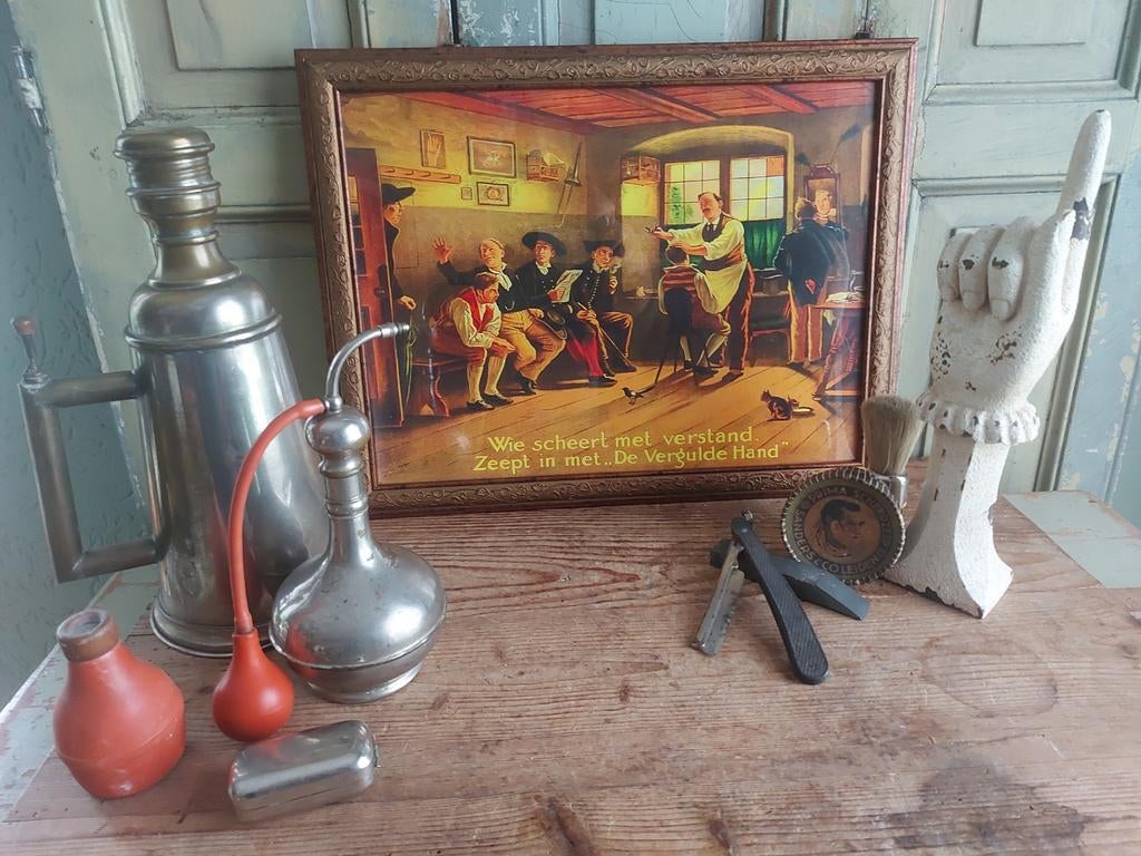 Lotje kappers gereedschap voor decoratie, Ophalen of Verzenden