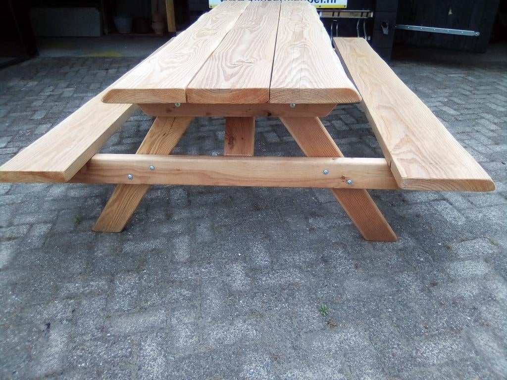 douglas winkeltafel robuusd, Ophalen, 75 cm of meer, Rechthoekig, Overige houtsoorten
