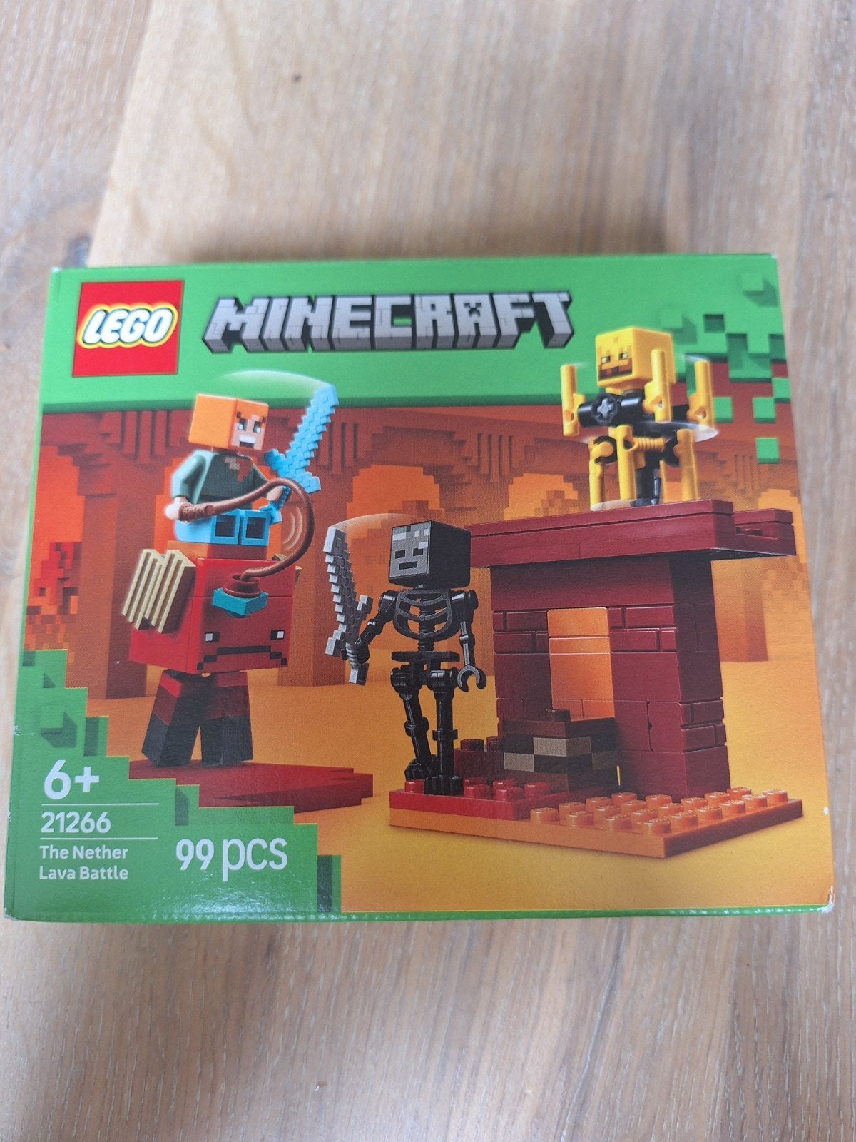 NIEUW: LEGO Minecraft 21266 The Nether Lava Battle, Compleet, Minecraft, Lego, Nieuw