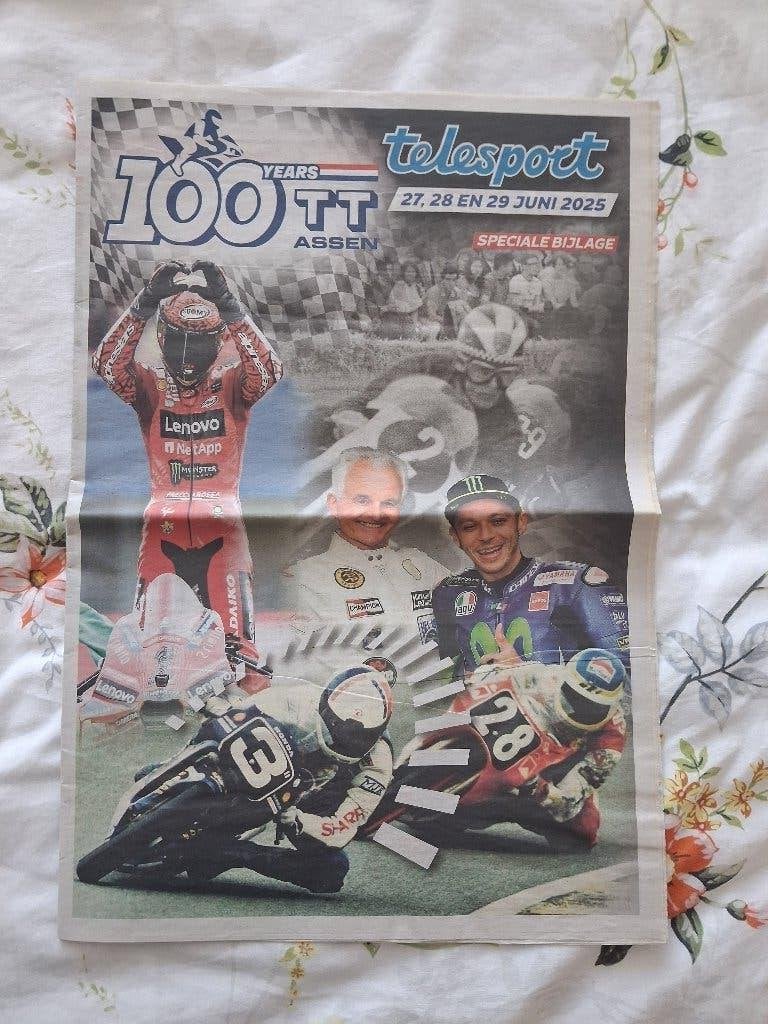 100 jaar T.T. Assen uitgegeven door de Telegraaf, Ophalen of Verzenden, Zo goed als nieuw