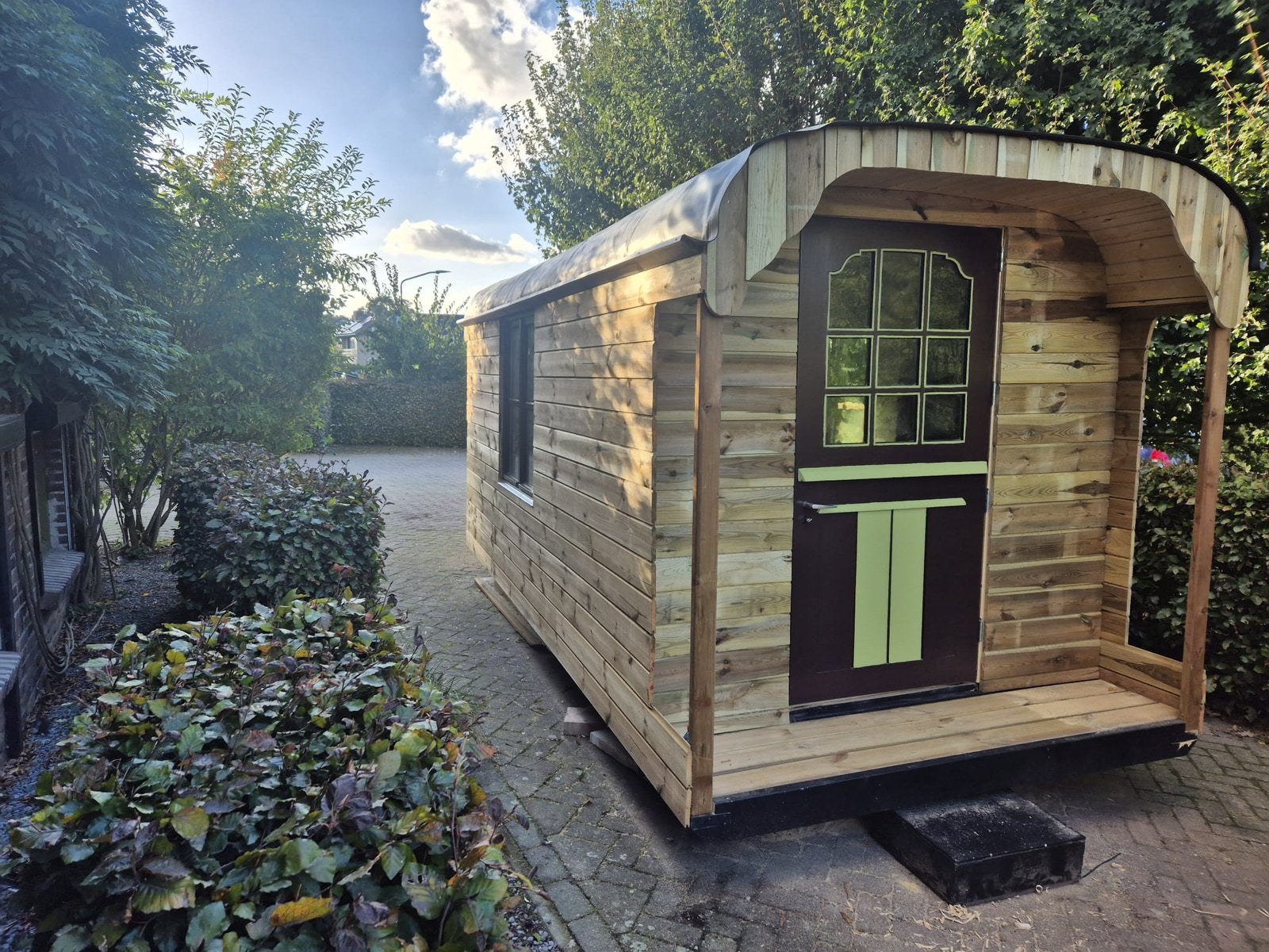 Pipowagen / Schaftwagen, Caravans en Kamperen, Ophalen, Zo goed als nieuw