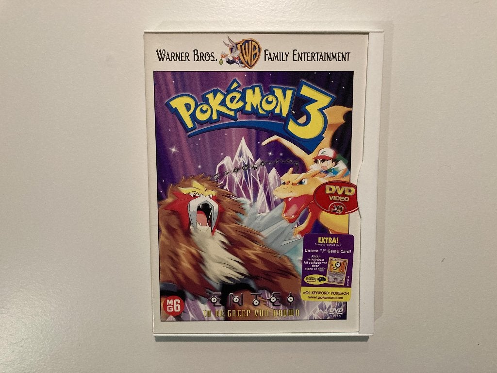 Pokemon 3 In de Greep van Unown DVD, Cd's en Dvd's, Alle leeftijden, Ophalen of Verzenden, Zo goed als nieuw
