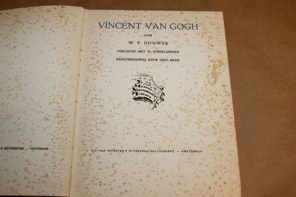 Vincent van Gogh — Douwes, Vintage Kunstboek 1930, Ophalen of Verzenden, Gelezen