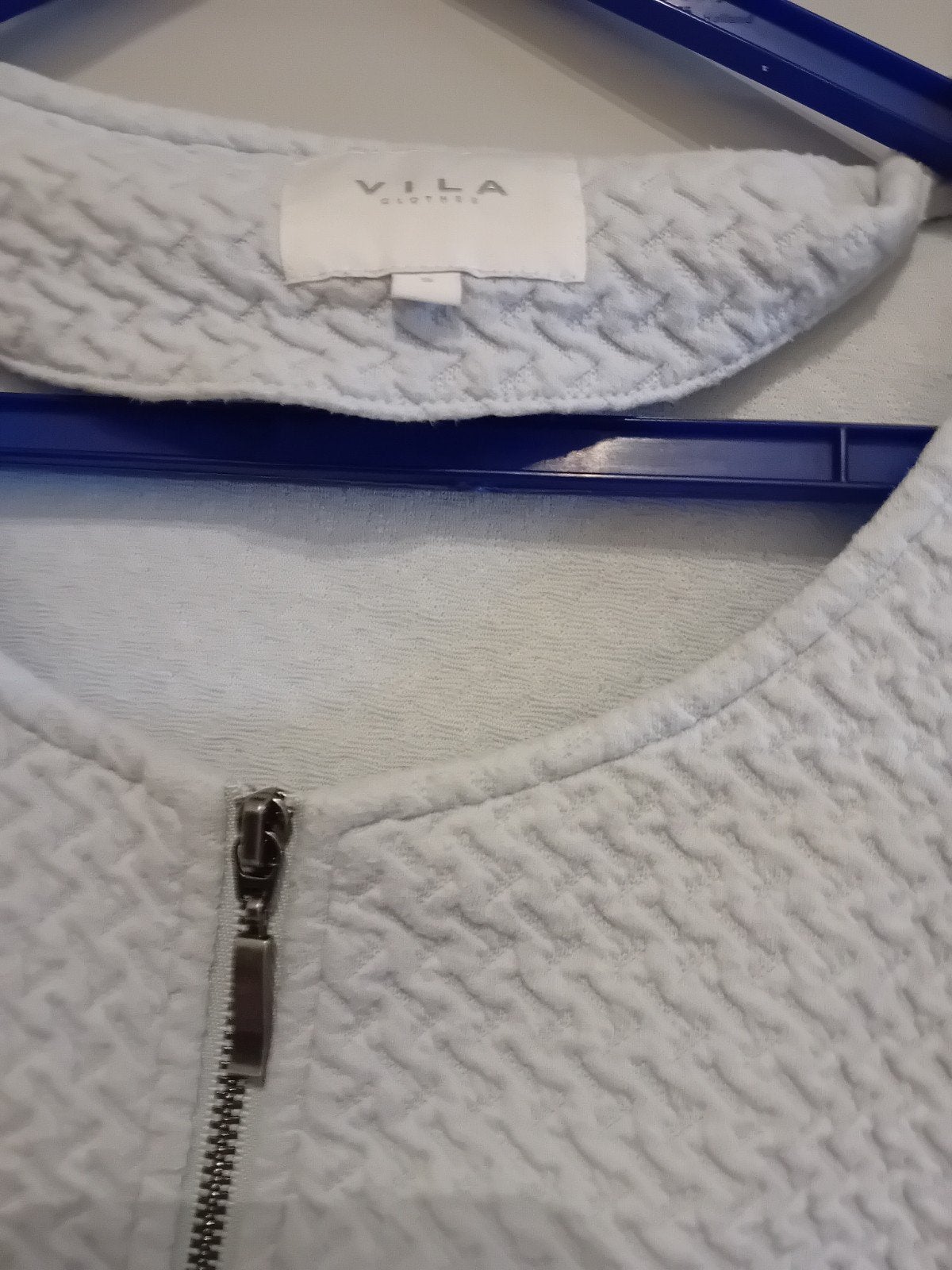 Vila jasje met rits - Lichtblauw, Blauw, Vila, Ophalen of Verzenden, Zo goed als nieuw