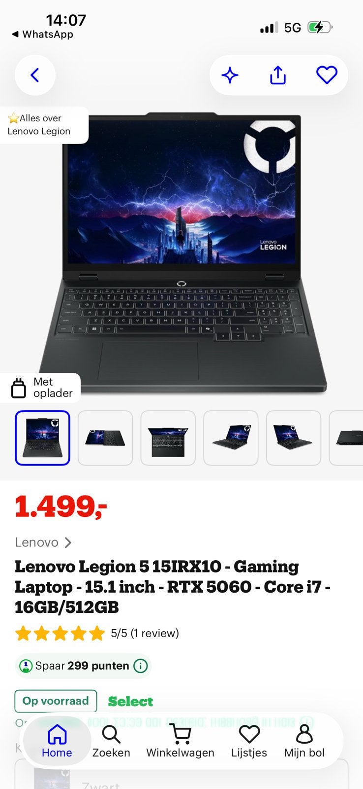 Legion 5 gaminglaptop
