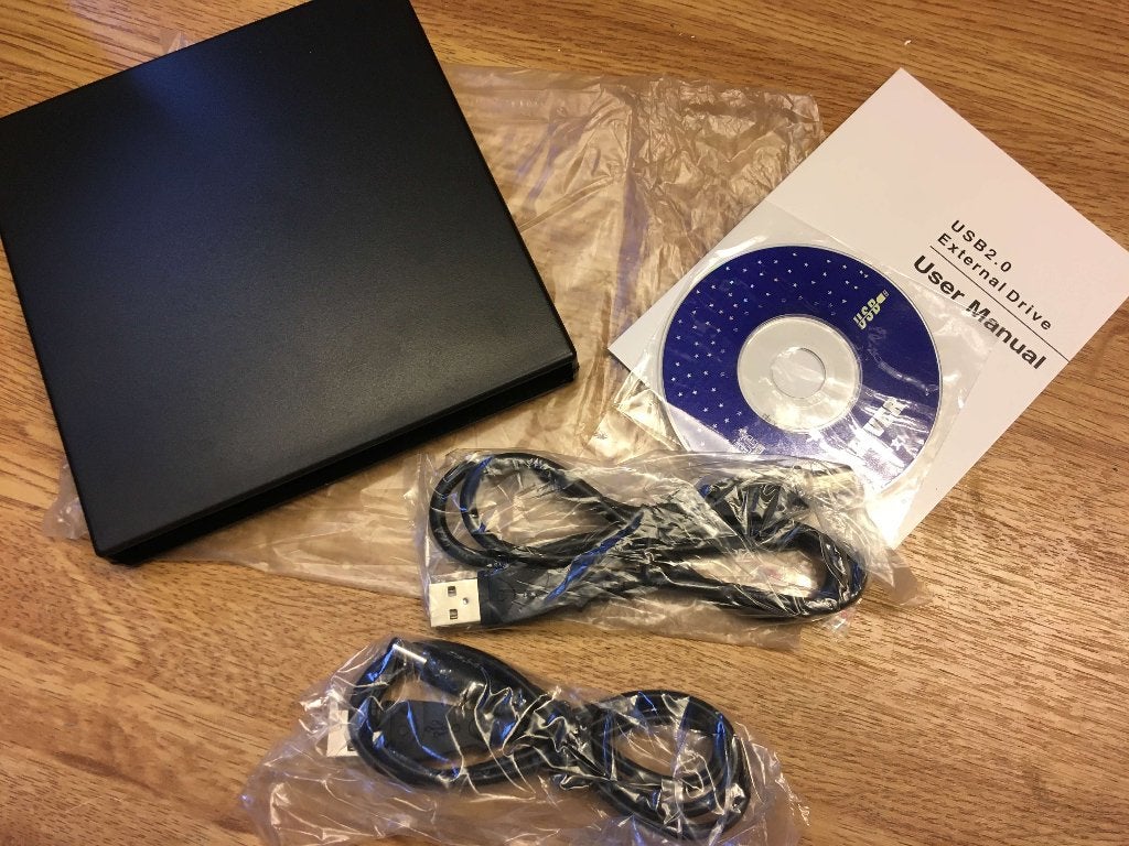 Externe case (ombouw)USB 2.0 DVD/CD-brander/lezer, Dvd, Nieuw, Extern, MacOS
