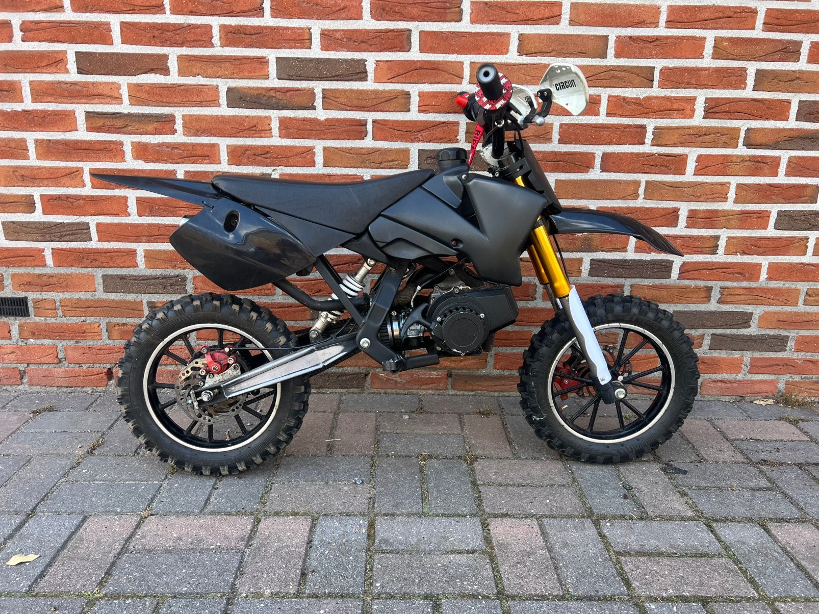 50cc pitbike crosser, Ophalen, 50 cc, Schijfrem, Pitbike