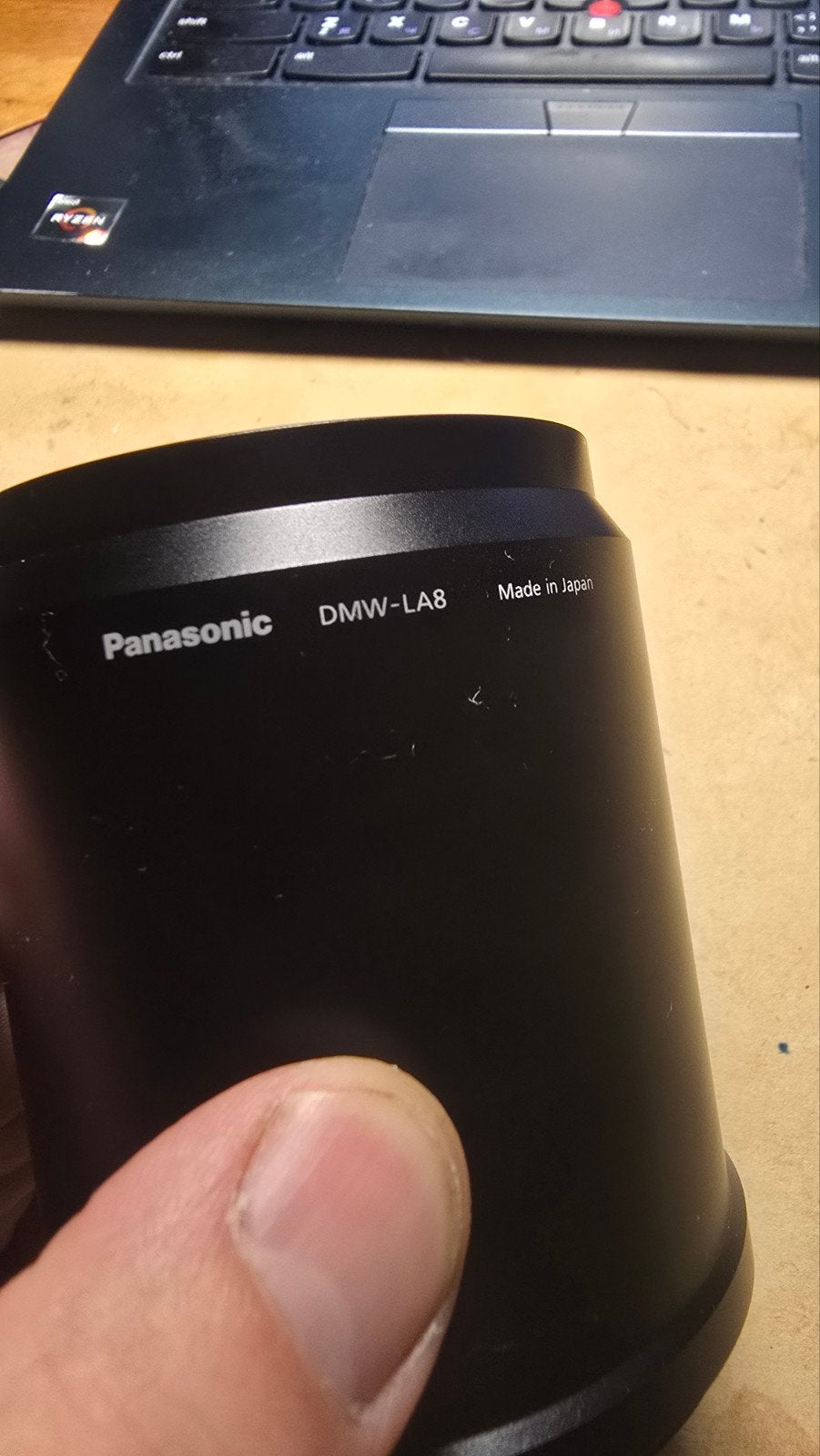 Panasonic DMW-LA8 Lens Adapter - Nieuwstaat, Macrofunctie, Ophalen of Verzenden, Zo goed als nieuw, Panasonic