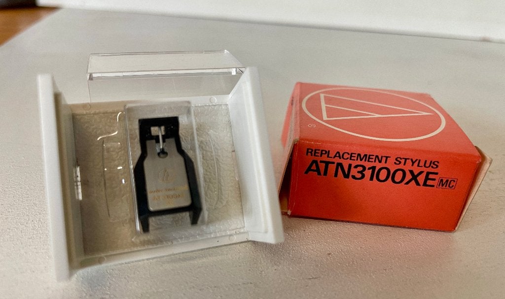 Audio Technica ATN3100XE MC vervangende stylus, Ophalen of Verzenden, Zo goed als nieuw, Platenspeler-onderdeel, Overige merken