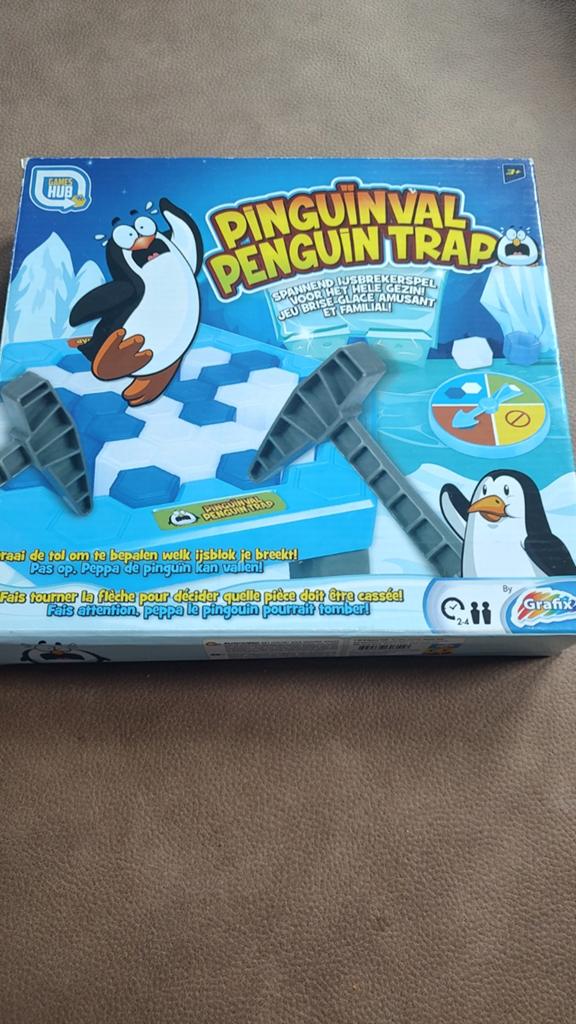 Pinguïnval / Penguin Trap spel - Compleet, Drie of vier spelers, Ophalen of Verzenden, Zo goed als nieuw, Grafix
