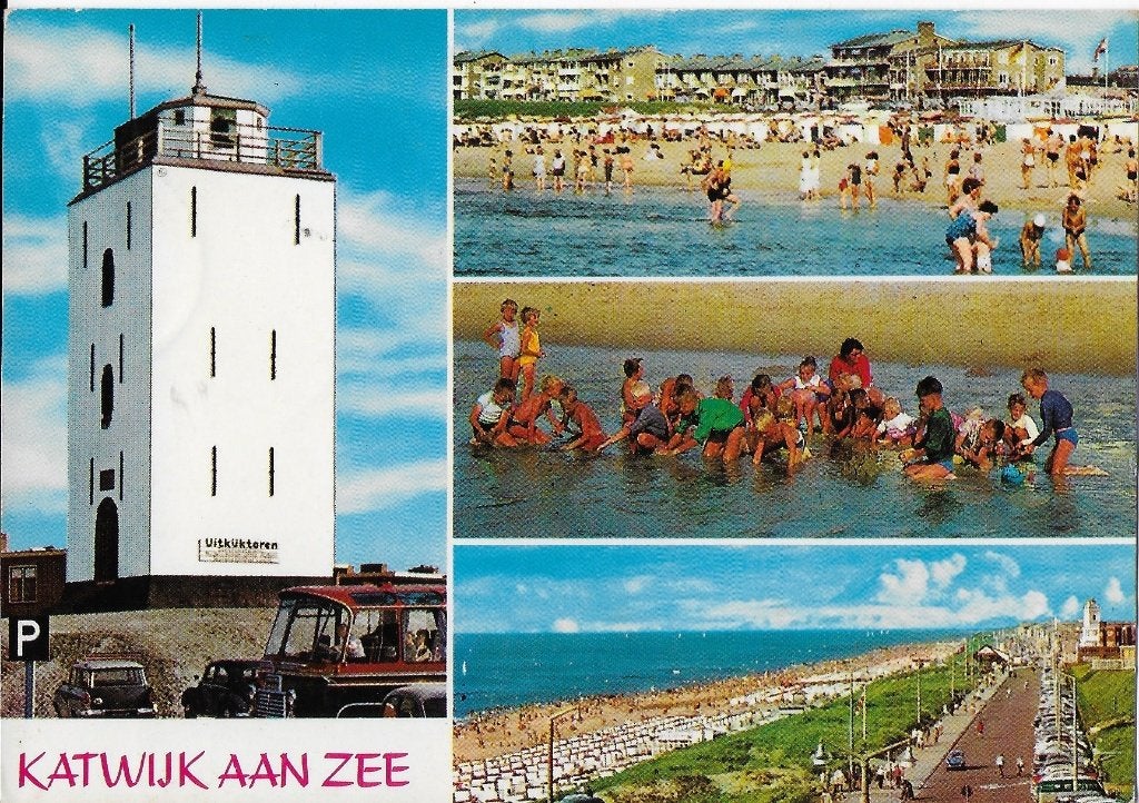 Ch5 Gelopen ansichtkaart Katwijk aan zee, Ophalen of Verzenden, 1980 tot heden, Gelopen, Zuid-Holland