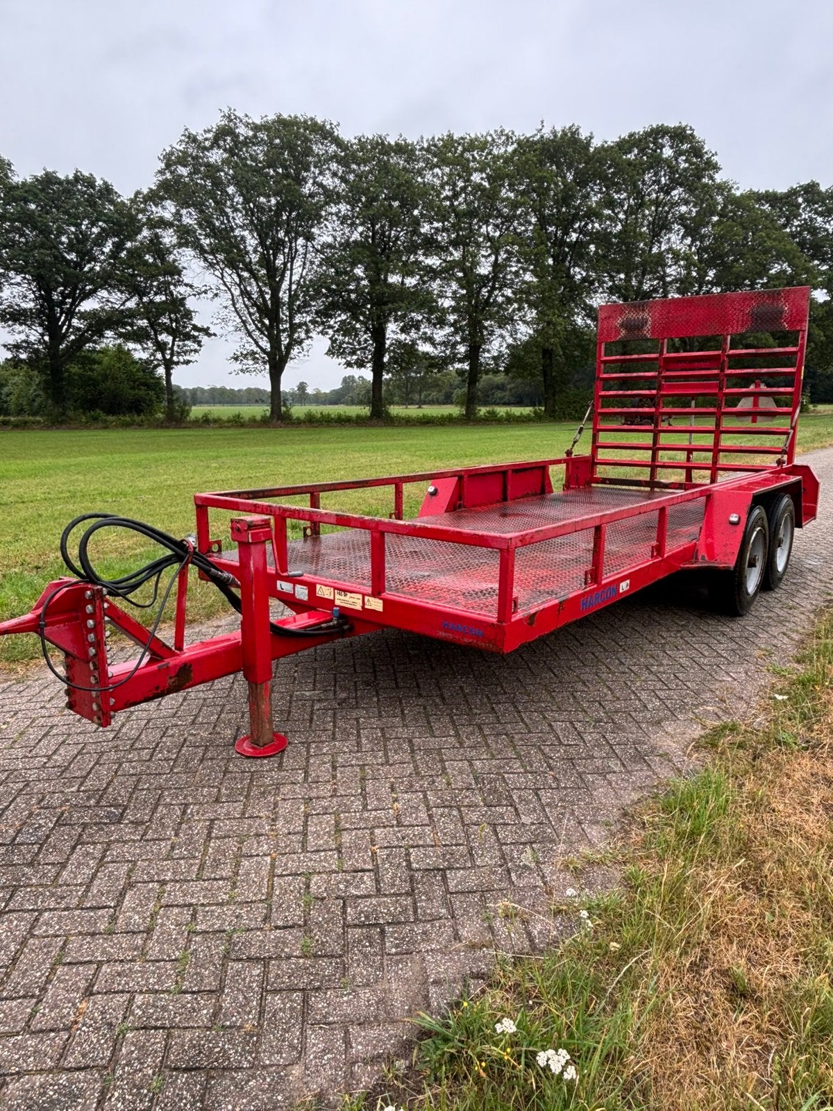 Oprijwagen machine transporter. Dieplader. Harcon kow 7000, Ophalen, Overige, Transport