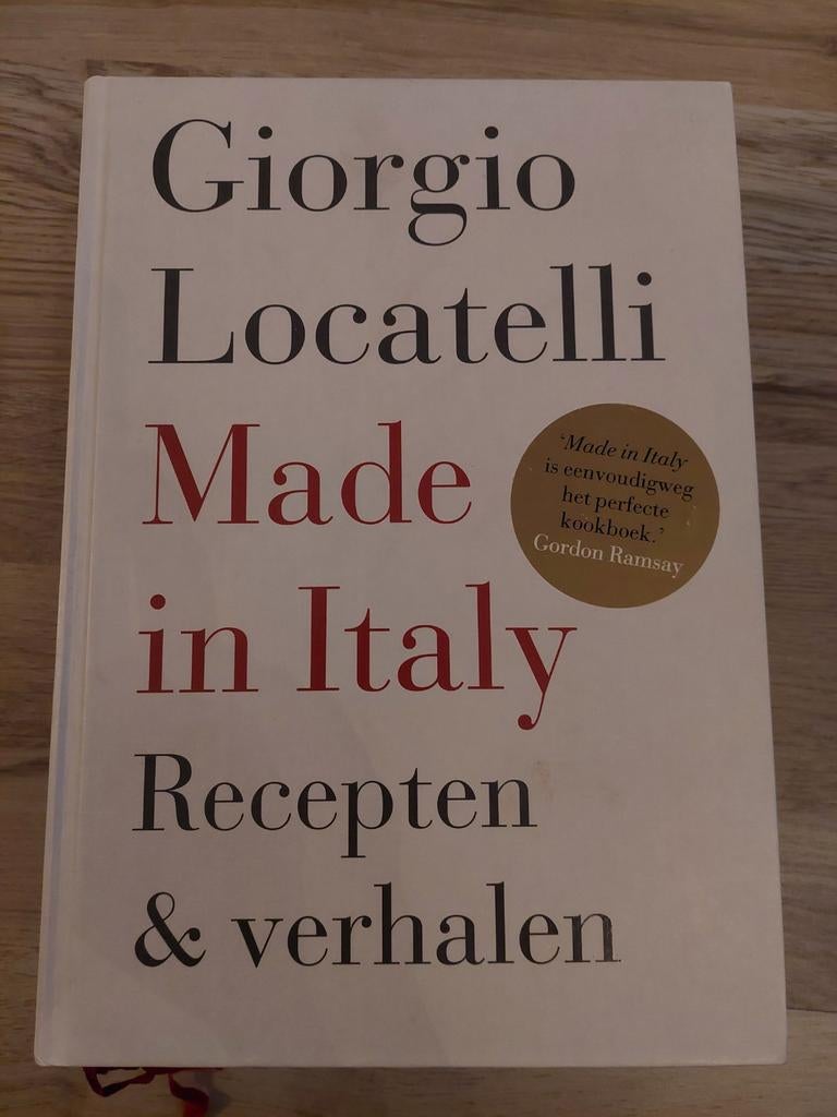 Boek Giorgio Locatelli Made in Italy, Recepten en verhalen, Ophalen of Verzenden, Zo goed als nieuw, Giorgio Locatelli, Overige typen