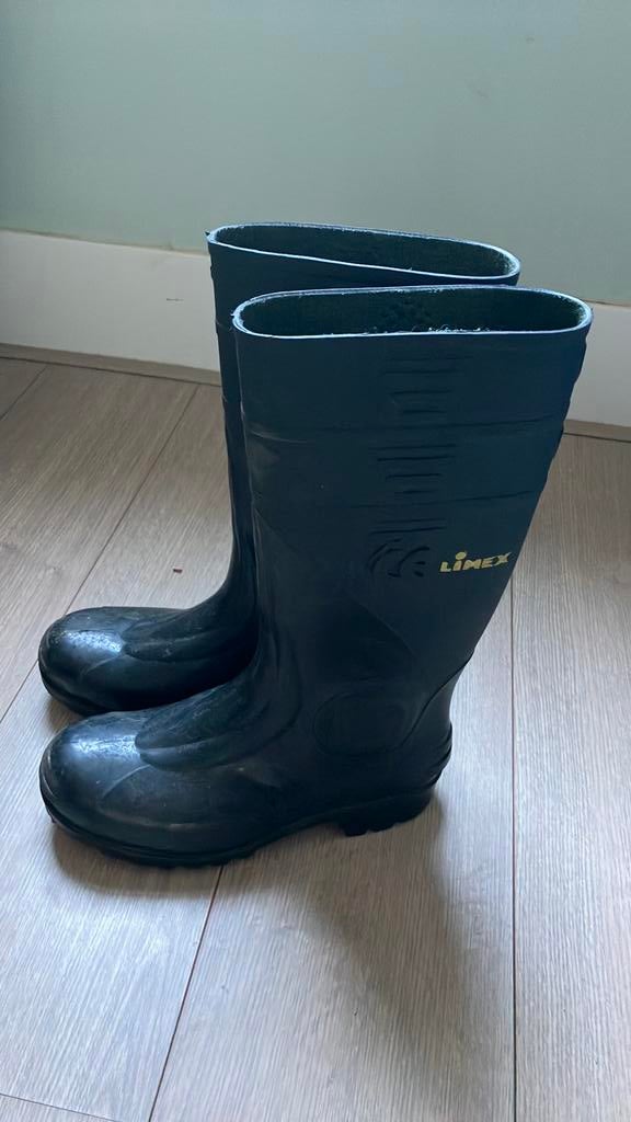 Limex laarzen met stalen neus maat 40, Tuin en Terras, Werkkleding, Ophalen of Verzenden, Zo goed als nieuw, Laarzen