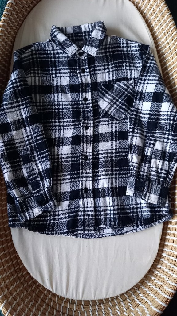 Flanellen overhemd maat 110, Gebruikt, Overhemd of Blouse, Ophalen of Verzenden, Primark
