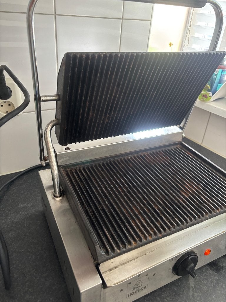 Contactgrill, Witgoed en Apparatuur, Contactgrills, Ophalen, Gebruikt