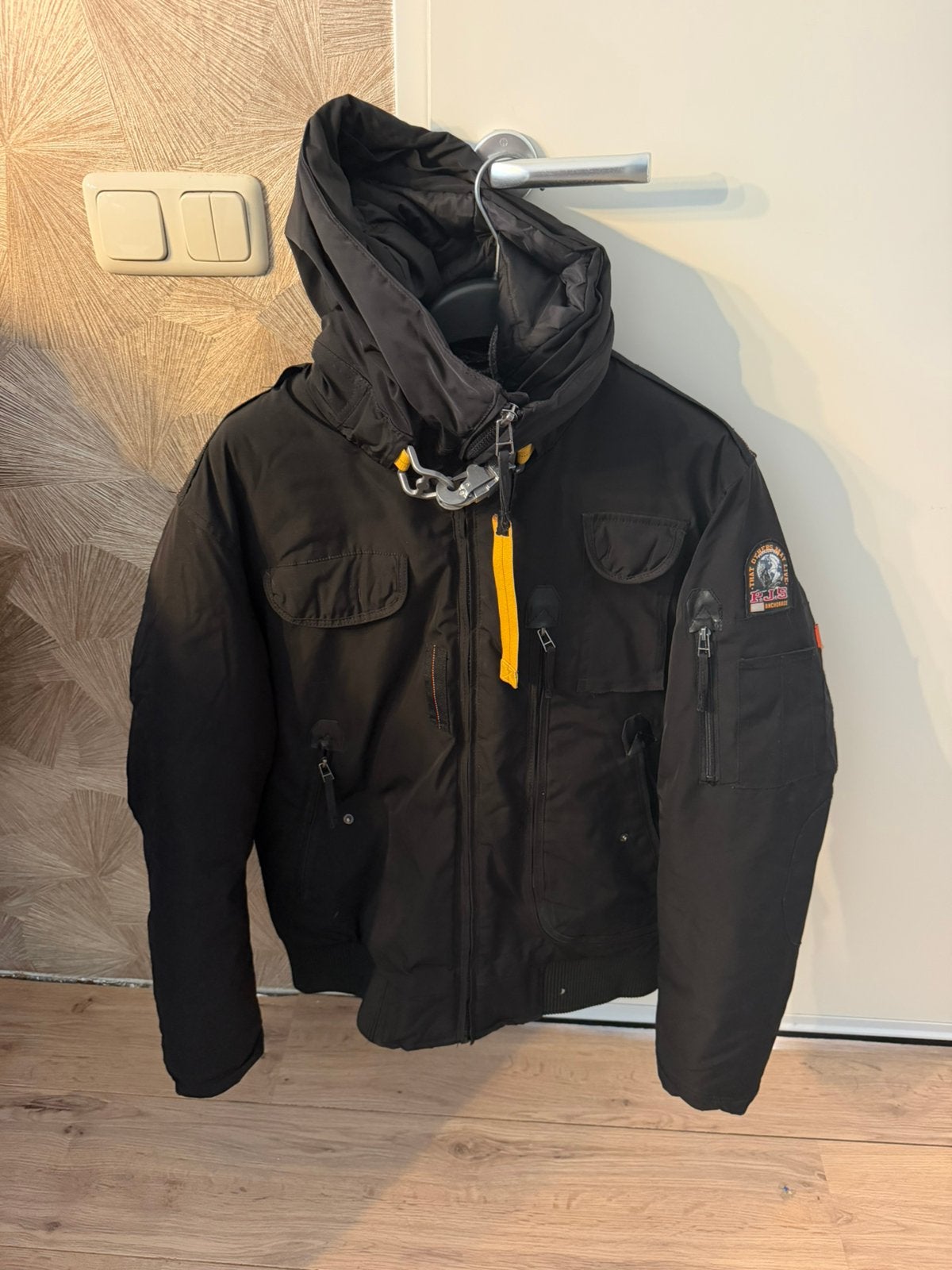 Winterjas Parajumper, Kleding | Heren, Ophalen, Zo goed als nieuw, Maat 56/58 (XL), Zwart