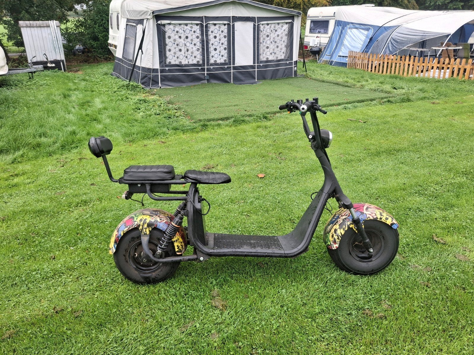 E-chopper - Elektrische scooter met dubbele zit, Ophalen, Gebruikt, Elektrische step (E-scooter), Onbekend