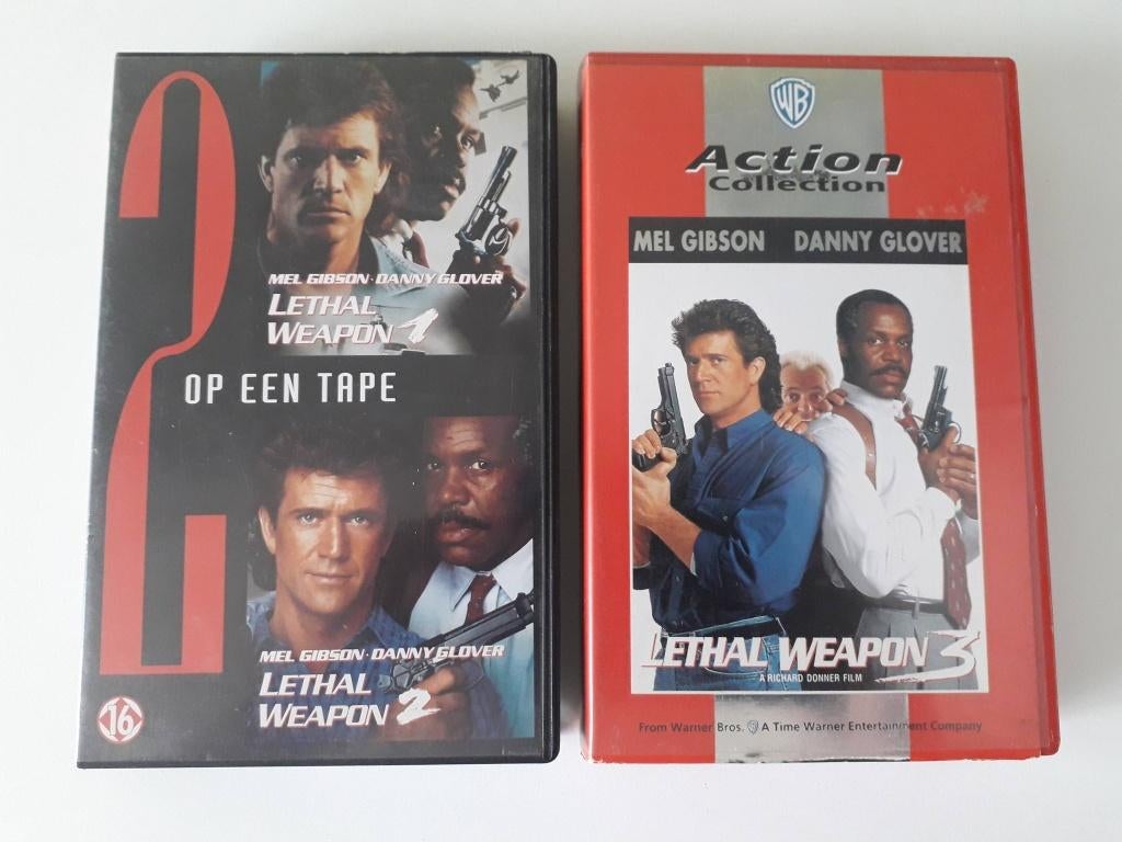 lethal weapon 1        lethal weapon 2       lethal weapon 3, Alle leeftijden, Ophalen of Verzenden, Gebruikt, Actie en Avontuur