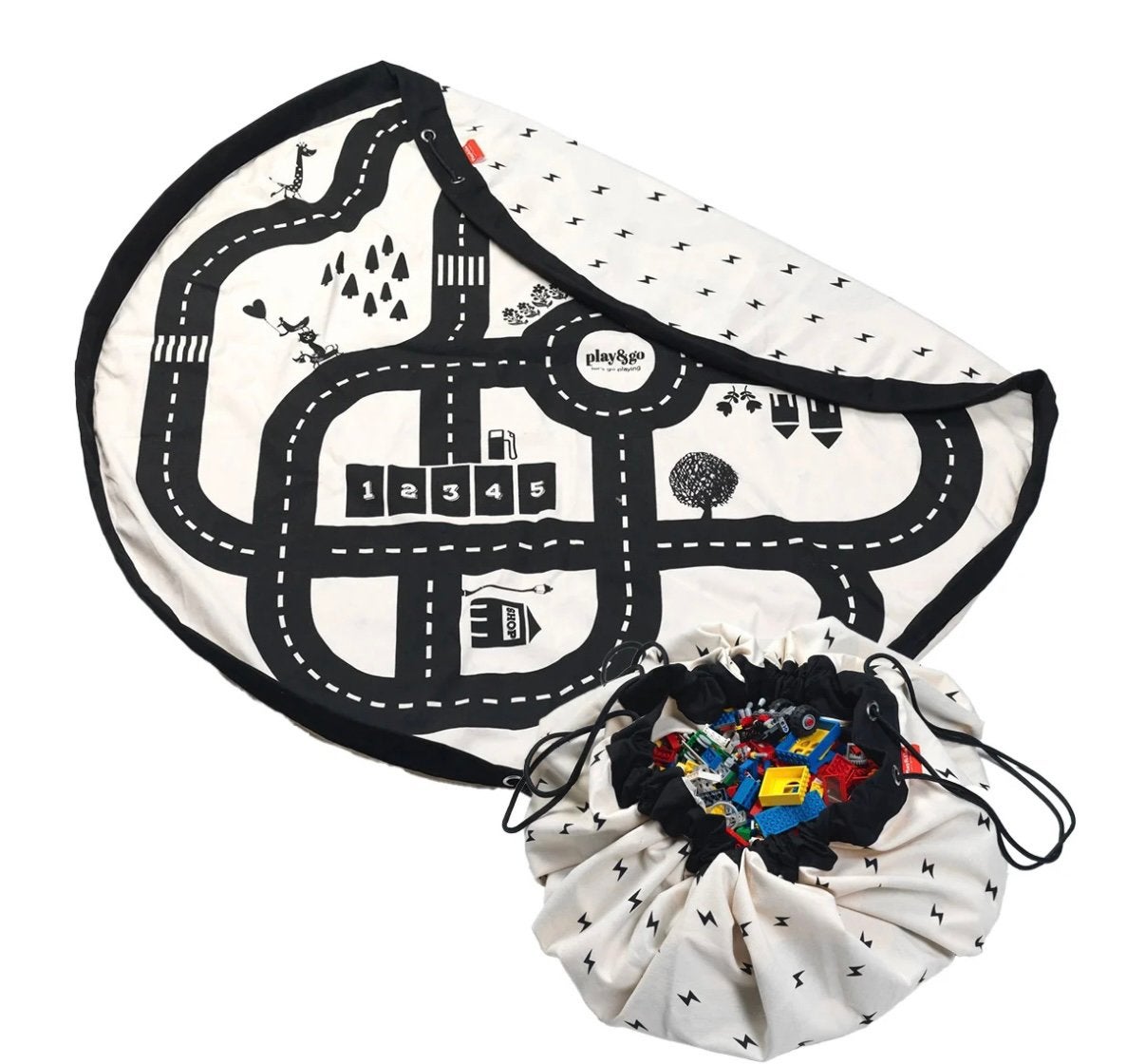 Play&Go Speelkleed/Opbergzak met wegenprint, Ophalen of Verzenden, Zo goed als nieuw