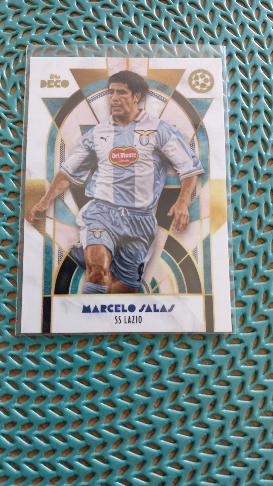 Topps Deco Marcelo Salas SS Lazio Spelerskaart, Ophalen of Verzenden, Zo goed als nieuw, Buitenlandse clubs, Spelerskaart