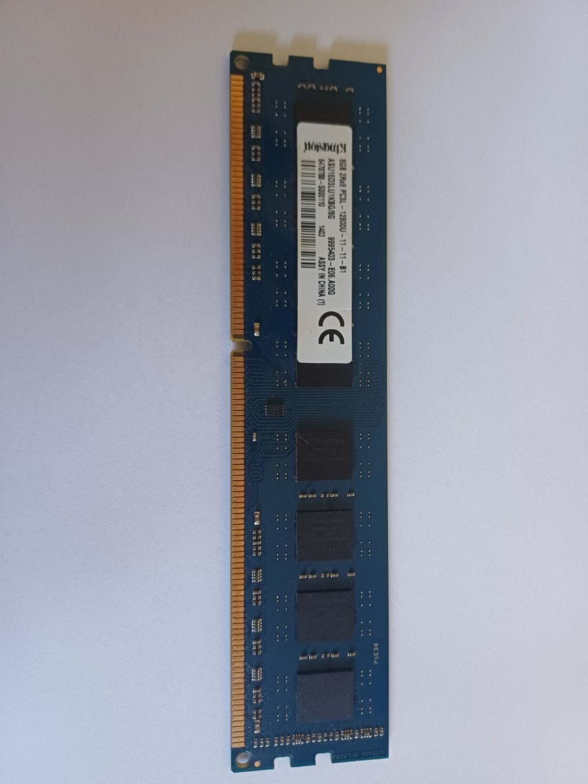 Kingston 8GB DDR3 RAM Geheugenmodule, Server, 8 GB, DDR3, Ophalen of Verzenden