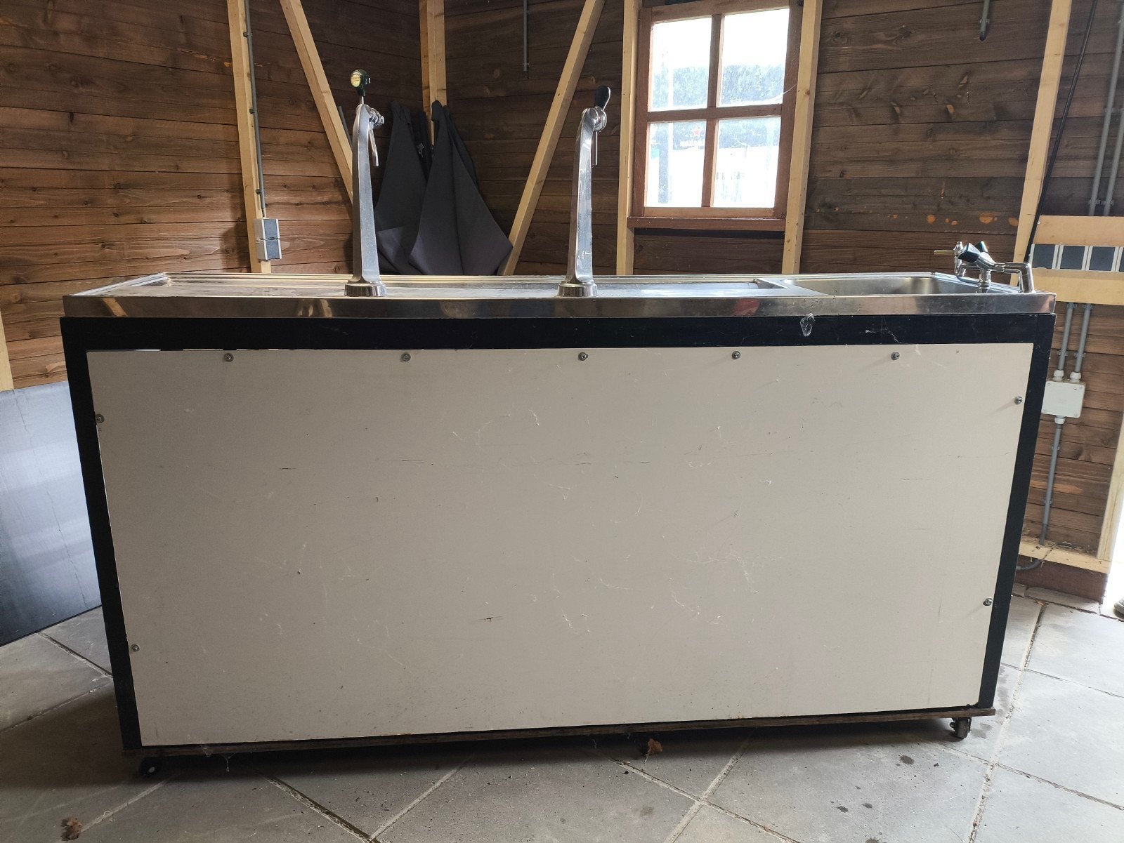 Mobiele biertap op wielen, Ophalen, Gebruikt