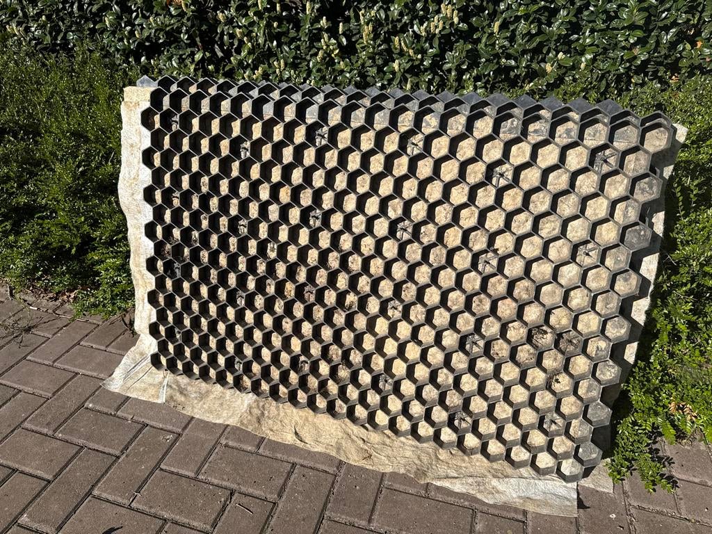 Grindplaten / grindrooster voor oprit of tuin (120x80x3cm), Tuin en Terras, Grind, Keien en Split, Ophalen, Gebruikt