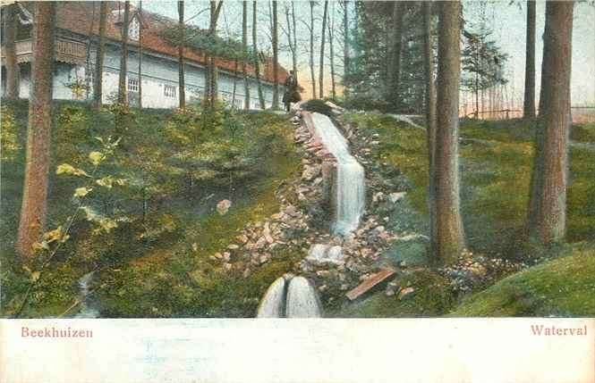 301-248-031 Nederland Beekhuizen Waterval, Verzenden, Voor 1920, Zuid-Holland