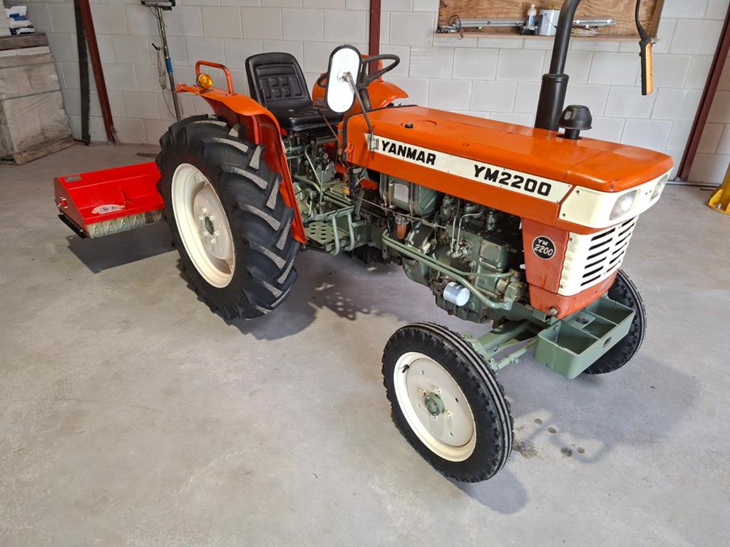 Yanmar YM 2200 Tractor met Maaier 160cm, Overige merken, Gebruikt, Tot 2500, Ophalen of Verzenden