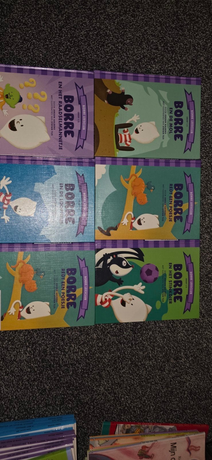 Borre Leesclub boeken - 6 stuks, 5 of 6 jaar, Fictie algemeen, Jongen of Meisje, Ophalen of Verzenden