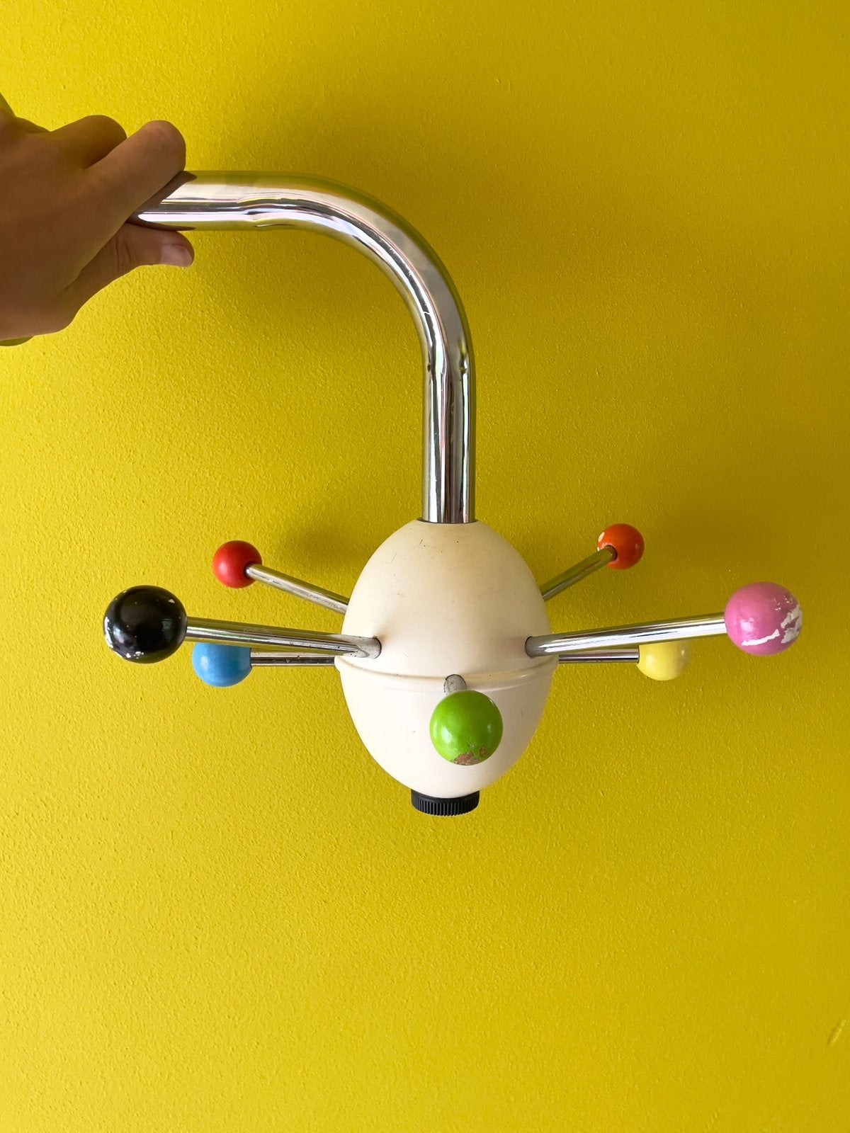 Sputnik kapstok IKEA jaren 80, Huis en Inrichting, Woonaccessoires | Kapstokken, Gebruikt, Minder dan 100 cm, Hout, Ophalen