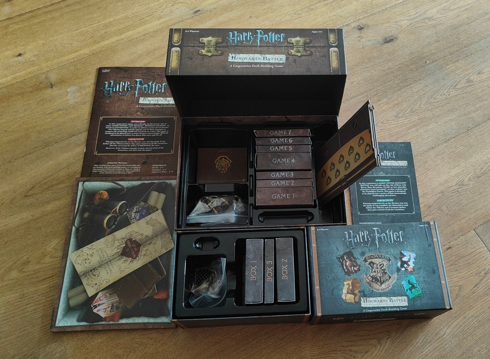 Harry Potter: Hogwarts Battle + Monster Box of Monsters, Een of twee spelers, Ophalen of Verzenden, Nieuw