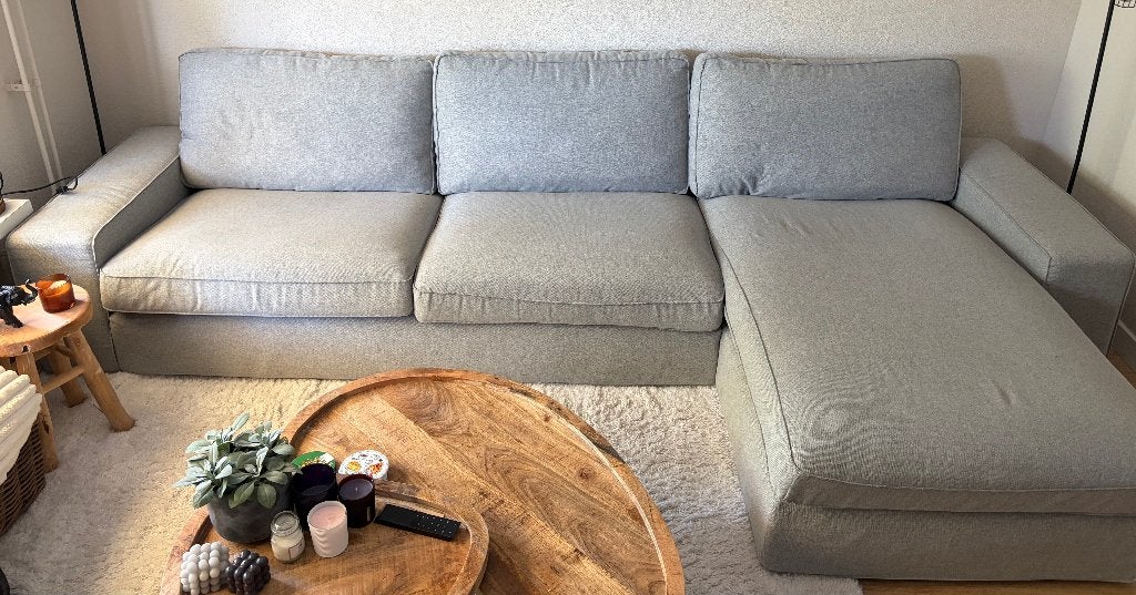 Ikea Kivik 3-zitsbank met chaise longue, Huis en Inrichting, Banken | Bankstellen, Ophalen, 250 tot 300 cm, 100 tot 125 cm, Hoekbank