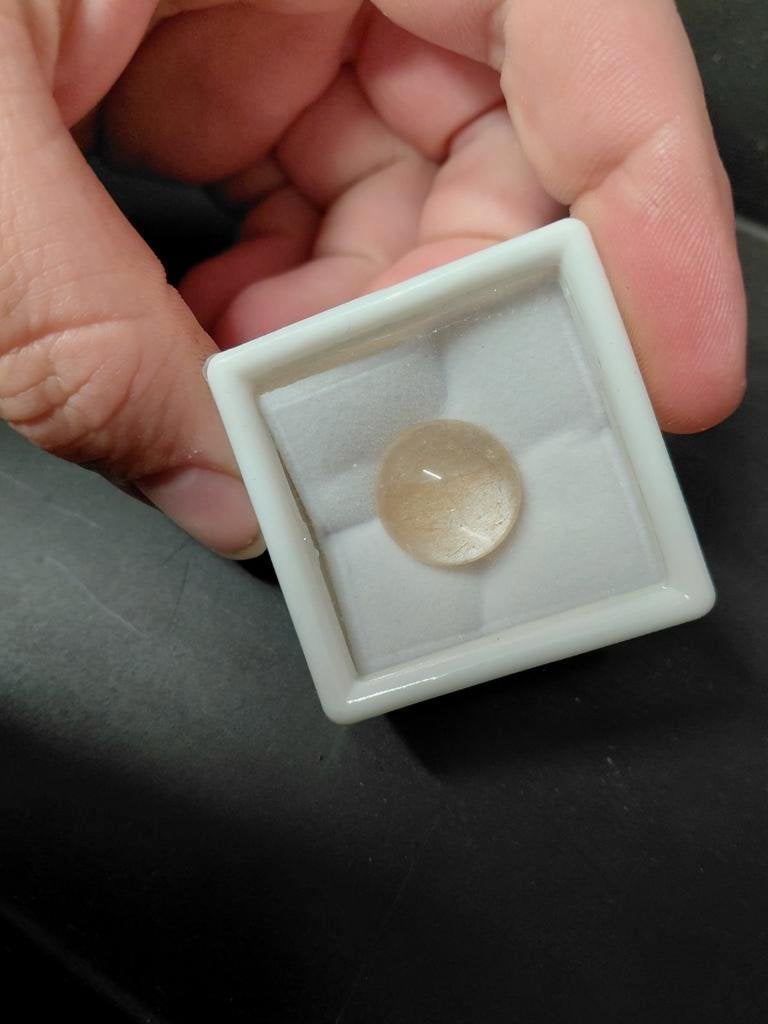 A kwaliteit rutielkwarts cabochon, Sieraden, Tassen en Uiterlijk, Ophalen of Verzenden, Nieuw