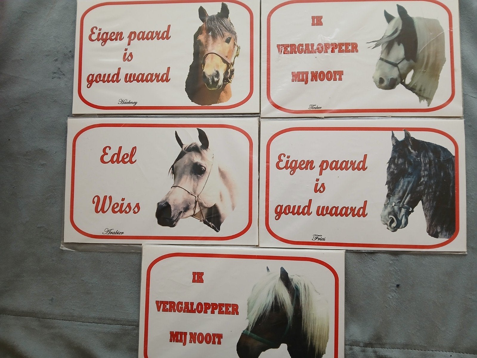 Tekstbord paard, Ophalen of Verzenden, Nieuw
