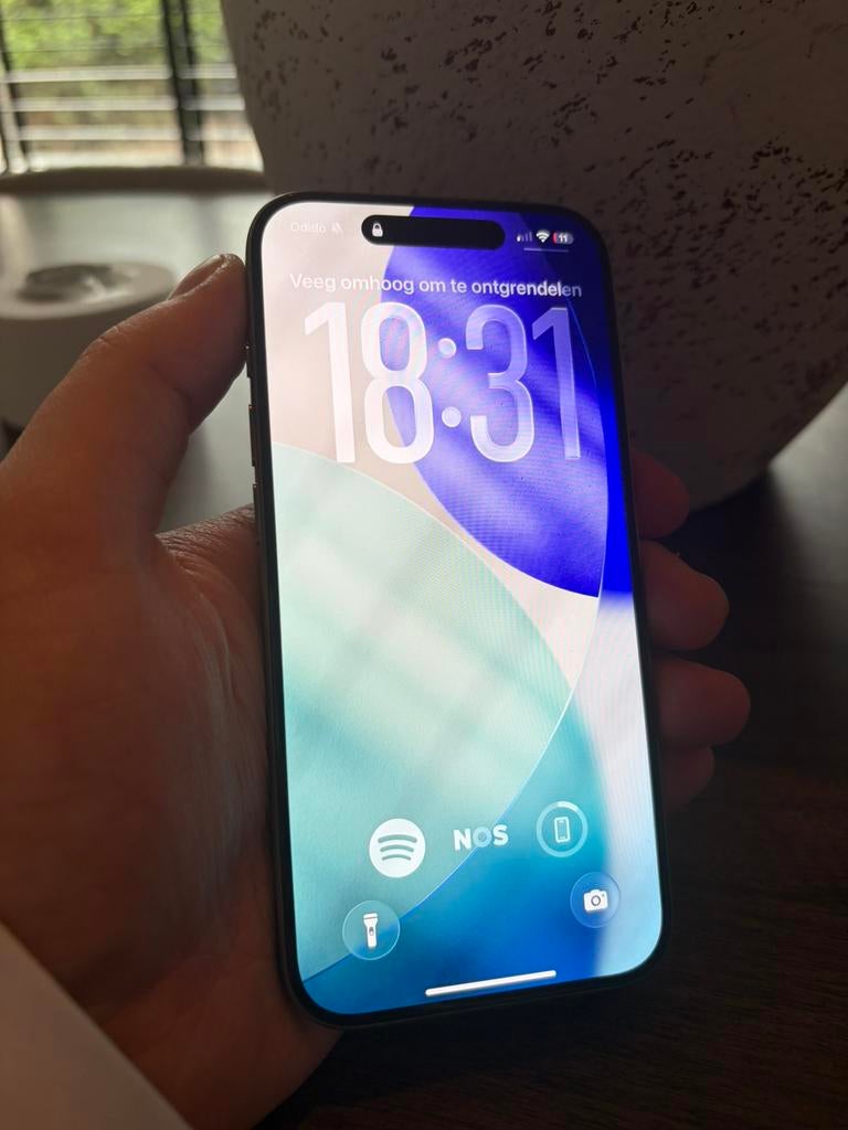 Iphone 15 Pro 128GB Titanium, Ophalen, 128 GB, Zwart, Zo goed als nieuw