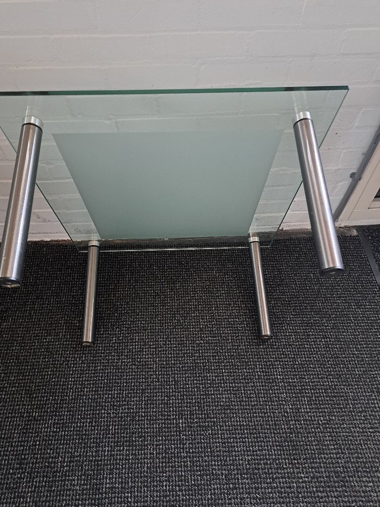 Salontafel  glas, Ophalen, 50 – 75, Gebruikt, 50 tot 100 cm