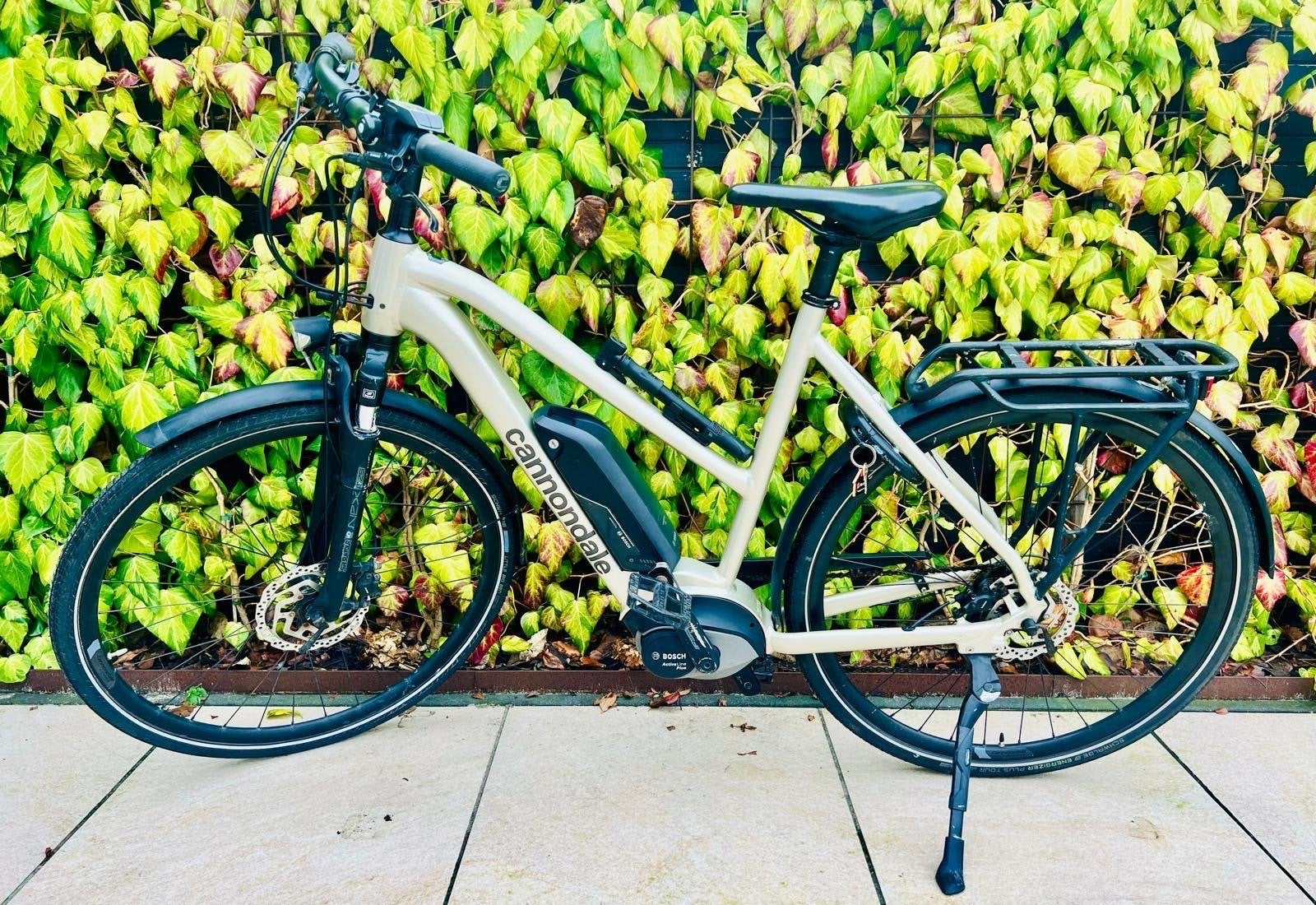 Cannondale Tesoro E-bike – Bosch Active Line Plus, 51 tot 55 cm, Ophalen, Zo goed als nieuw, 50 km per accu of meer