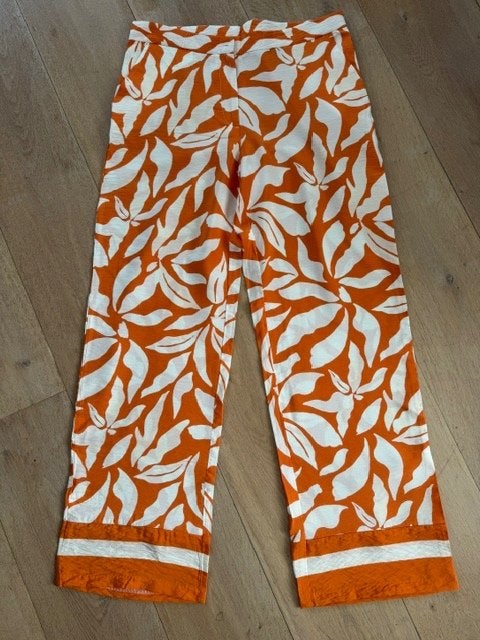 Nieuw dunne zomerbroek maat 40 oranje/kaki van H&M., Maat 38/40 (M), H&M, Nieuw, Oranje