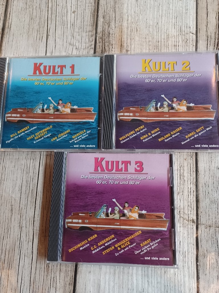 Kult Die Besten Deutsche Schlager Der 60er,70er und 80er, Ophalen of Verzenden, Zo goed als nieuw, Boxset, Schlager